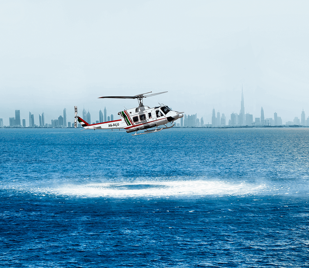 FIRST COMMERCIAL HELICOPTER OPERATOR IN DUBAI